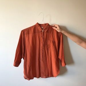 LOFT Orange Blouse